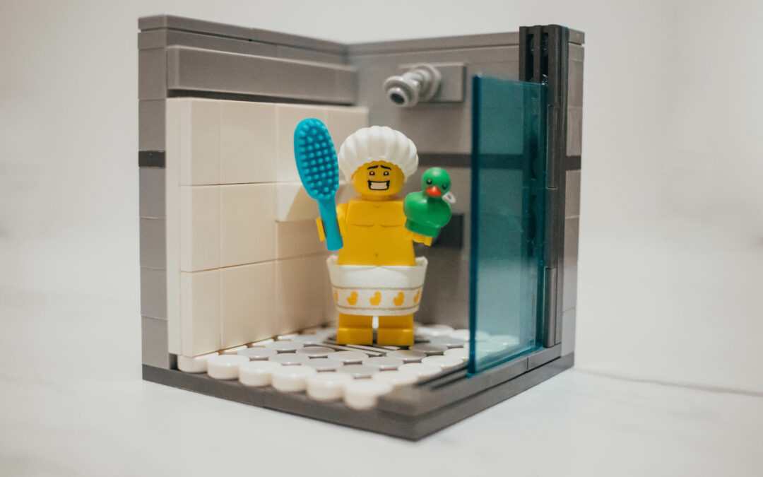 LEGO Shower Guy Vignettete